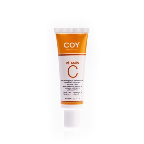 COY Sebum Dengeleyici Matlaştırıcı, Akne Karşıtı, Aydınlatıcı Jel 30 ml